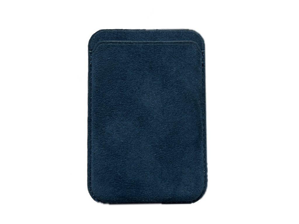 Alcantara Wallet Ocean Blue